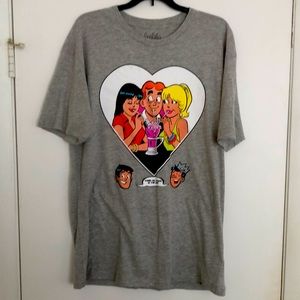 Archie Comics gray L tee shirt